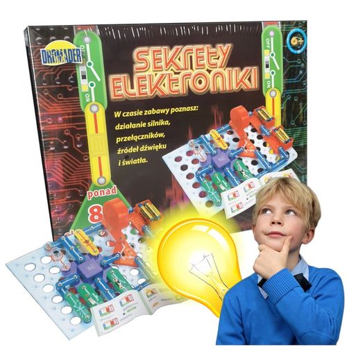 Sekrety elektroniki 80 eksperymentów zestaw 85958 Dromader na Arena.pl