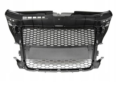 Grill Atrapa AUDI A3 8P 08-12 RS-TYPE SILVER Black na Arena.pl
