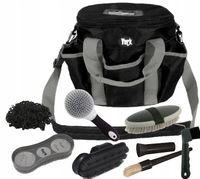 Zestaw torba i szczotki York do pielęgnacji konia 8 elementów