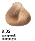 Allwaves Cream Color farba do włosów, koloryzacja trwała, 100 ml 9.02 szampan