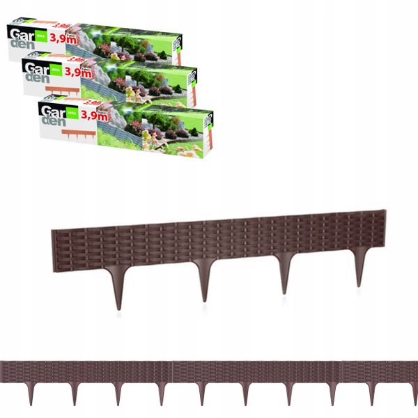 Płotek ogrodowy rattan IBRA Krawężnik 11,7m zdjęcie 1