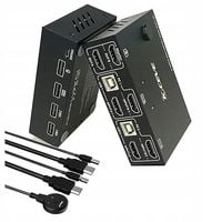 KCEVE Przełącznik KVM HDMI USB z UHD 4K@30Hz