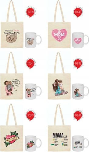 ZESTAW EKO TORBA + KUBEK NAJLEPSZA CIOCIA prezent na Arena.pl