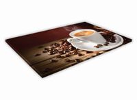 SZKLANA DESKA KUCHENNA 60x30 188d Kawa