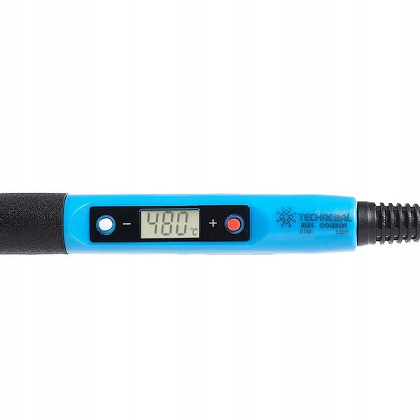 PRECYZYJNA LUTOWNICA TECHREBAL TBC80W Z LCD 80W + ZESTAW AKCESORIÓW 14W1 zdjęcie 11
