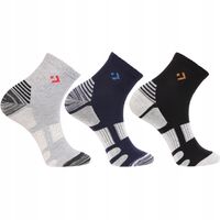 Skarpetki Męskie 3/4 Skarpety za Kostkę Sportowe 3-PAK MORAJ 43-45