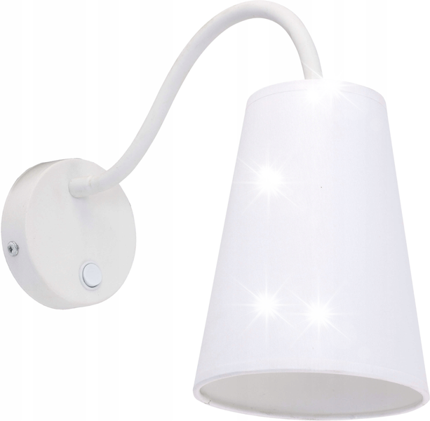 KINKIET LAMPA ŚCIENNA TK LIGHTING WIRE 2445 BIAŁY zdjęcie 1