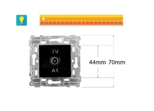 SOPIA gniazdo SAT białe na Arena.pl