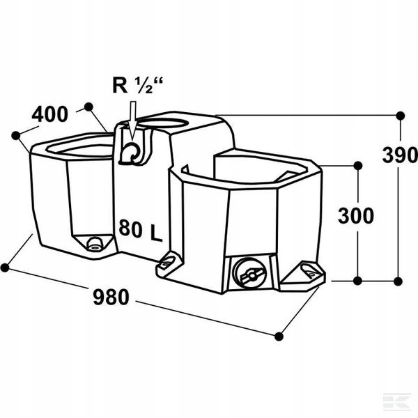 SU1600102 Poidło Pastwiskowe Model WT80 zdjęcie 2