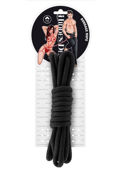 Wiązania-Bondage Rope 3 Meter Black zdjęcie 3