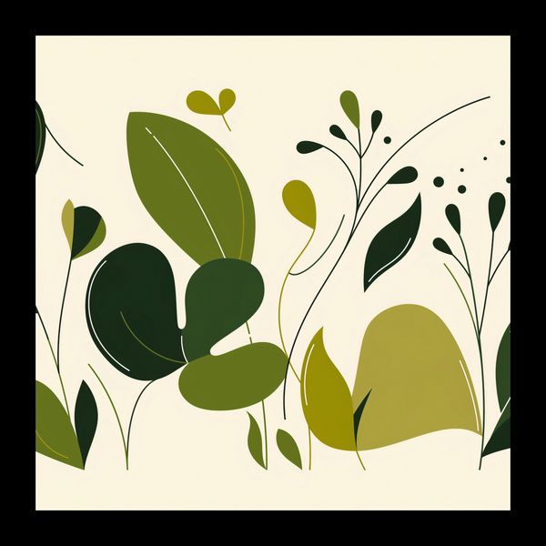 Plakat 20x20cm Świeżość Liści zdjęcie 2