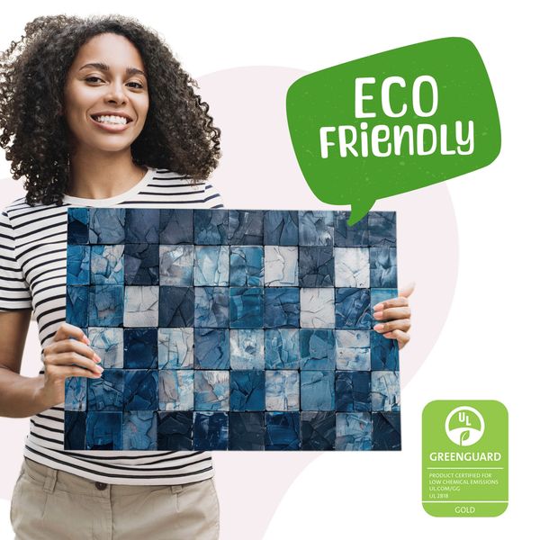 Obraz Ścienny Do Salonu Geometryczna Mozaika Abstrakcja 40cm x 30cm zdjęcie 10
