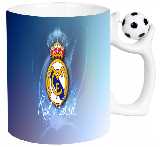 Kubek z piłką dla Fana Real Madryt zdjęcie 2
