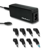 Qoltec Uniwersalny automatyczny zasilacz sieciowy 45W| 8 wtyczek |+ kabel zasilający