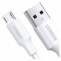 Kabel USB do Micro USB UGREEN US289 QC 3.0 2.4A 1.5m (biały)