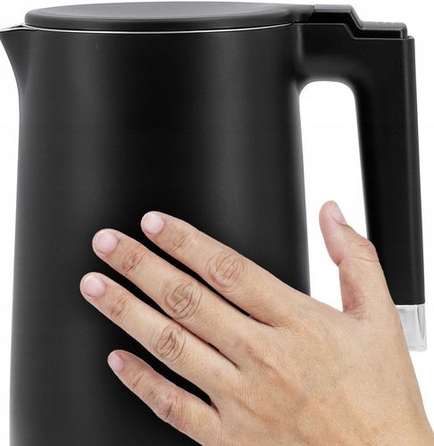 CZAJNIK ELEKTRYCZNY LUND 2200W 1,5L CZARNY PODWÓJNE ŚCIANKI na Arena.pl