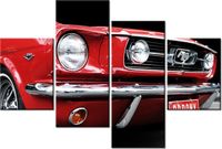 140CM 70 OBRAZ RED MUSTANG Y ŚCIENNY