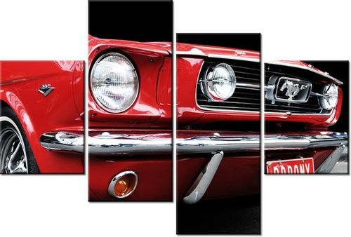 140CM 70 OBRAZ RED MUSTANG Y ŚCIENNY na Arena.pl