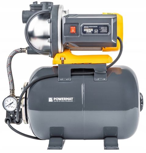 POMPA HYDROFOROWA HYDROFOR DO WODY ZBIORNIK 24L 900W WYDAJNY ZESTAW 6500L/H na Arena.pl