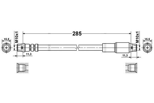 Audi 80 - 90 Quattro - Zestaw Przewodów Hamulcowych Teflonowych W Oplocie na Arena.pl