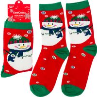 BAWEŁNIANE SKARPETKI ŚWIĄTECZNE WZORY SKARPETY ŚWIĘTA NA MIKOŁAJKI BAŁWAN