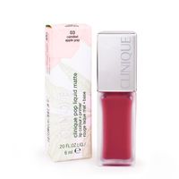 clinique pop liquid matte lip colour + primer 03 candied apple pop 6ml