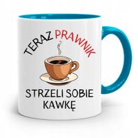 Kubek Błękitny Dla Prawnika Mecenasa Prezent Z Nadrukiem Ze Zdjęciem