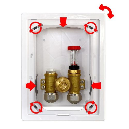 Zawór do PODŁOGÓWKI RTL BOX 3/4" GŁOWICA Podtynkowy OGRANICZNIK TEMPERATURY na Arena.pl