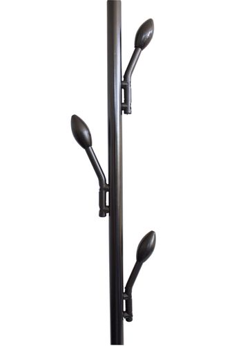 Wieszak stojący z 2 półkami stojak z kółkami na odzież na Arena.pl