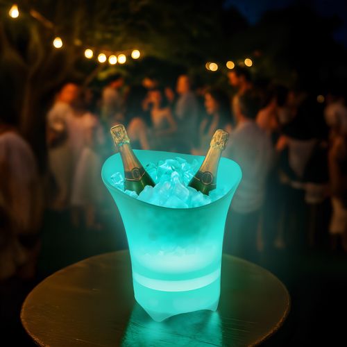 pojemnik wiaderko na lód rgb z oświetleniem led cooler 5l głośnik bluetooth na Arena.pl