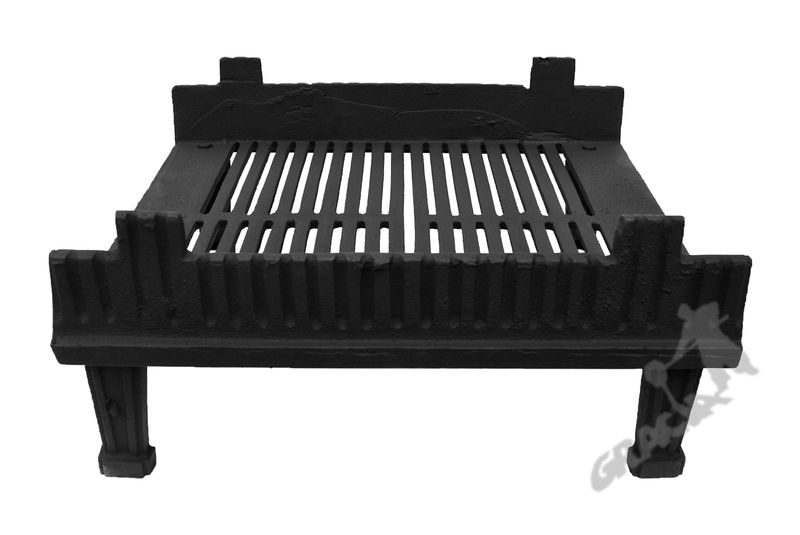 RUSZT NA NÓŻKACH NR 06 Z PŁOTKIEM WYSOKI ŻELIWNY GRILL zdjęcie 1