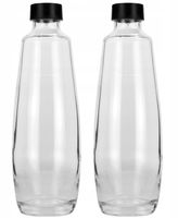 Szklane butelki SodaStream 2x1L TYLKO do ekspresu DUO, do zmywarki