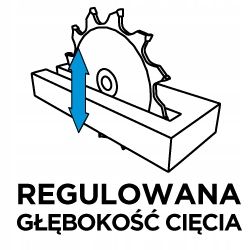 Zagłębiarka Piła Pilarka 1200W + Szyna 140 cm + Ściski GRAPHITE na Arena.pl