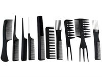 ND12_11626 Grzebienie fryzjerskie - zestaw 10 szt 5902367974800