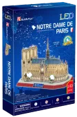 Puzzle 3D LED Katedra Notre-Dame (149 el.) – CubicFun