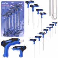 ŚRUBOKRĘTY IMBUS WKRĘTAKI MŁOTECZKI TYP T 11 ELEMENTÓW