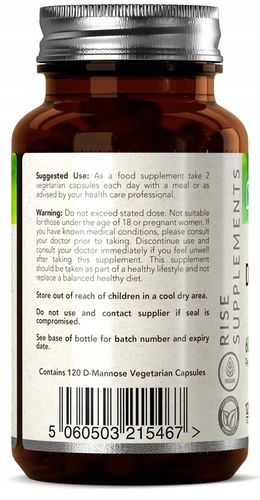 D-Mannoza (D-Mannose) 120 Kapsułek po 600mg na Arena.pl