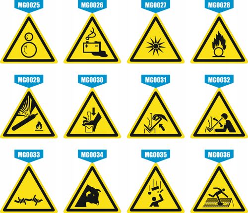Znak Oznakowanie wind -wymiary przestrzeni bezpieczeństwa grawerowana 10x10 na Arena.pl