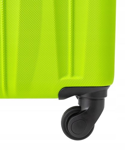 PUCCINI Walizka Kabinowa Podróżna Na Kółkach Do Samolotu Zielona ABS021C-5B na Arena.pl