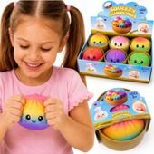 Gniotek antystresowy pieróg Dumpling 10 cm Squishy BAO RAINBOW B-3245