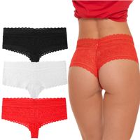 Majtki Damskie Koronkowe Szorty z Wyższym Stanem MORAJ Mix Kolor - XL