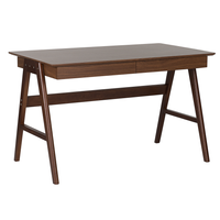 Biurko 120 x 70 cm ciemne drewno SHESLAY