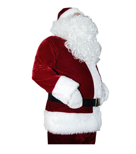 AKSAMITNY STRÓJ MIKOŁAJA VIP12el BURGUND ROZMIARY REAL FOTO zdjęcie 8