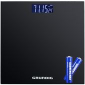 WAGA ŁAZIENKOWA GRUNDIG Elektroniczna SZKLANA 180kg czarna + 2x