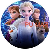 Opłatek na tort KRAINA LODU FROZEN Elsa Anna Postać Bajka Tekst Gratis