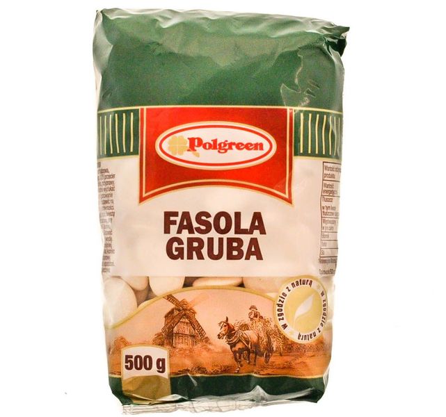 POLGREN FASOLA GRUBA 500G zdjęcie 1