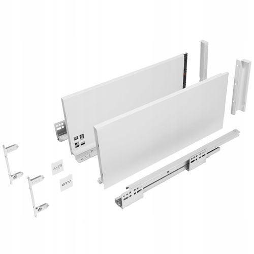 SZUFLADA GTV AXIS PRO 400C1 WYSOKA L400 H167 BIAŁA CICHY DOMYK WYSUW na Arena.pl