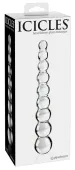 icicles model 9 - szklany zestaw koralikow w 9 rozmiarach, przezroczysty