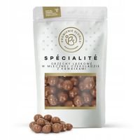 Orzechy Laskowe w Mlecznej Czekoladzie z Prażonymi Kawałkami Orzechów