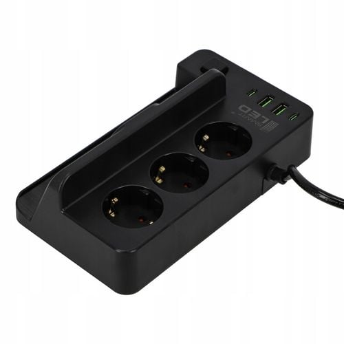 Przedłużacz Listwa Zasilająca Sieciowa 3m 3x 230V Ładowarka USB na Arena.pl
